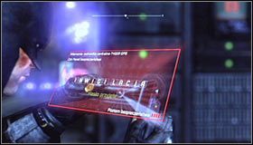 Rozejrzyj się na dachu budynku za nadającym się do zhakowania panelem sterowania #1 i użyj na nim deszyfratora sekwencyjnego - Park Row - Kamery TYGERA | Zagadki w Batman Arkham City - Batman: Arkham City - poradnik do gry