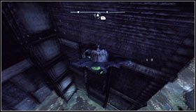 Istotne jest to żeby od płyty odbić się w miarę możliwości w jej górnej części, dzięki czemu łatwiej będzie Ci dotrzeć do kolejnej - Mila Rozrywki - Trofea Batmana (06-12) | Zagadki w Batman Arkham City - Batman: Arkham City - poradnik do gry