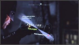 Wyjmij z inwentarza deszyfrator sekwencyjny i zlokalizuj widoczny za siatką panel sterowania #1 - Mila Rozrywki - Trofea Batmana (13-20) | Zagadki w Batman Arkham City - Batman: Arkham City - poradnik do gry