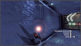 Ponownie wrzuć do szybu zdalnie sterowany batarang, ale tym razem po dotarciu do pierwszego rozwidlenia #1 skręć nim w lewo - Mila Rozrywki - Trofea Batmana (21-30) | Zagadki w Batman Arkham City - Batman: Arkham City - poradnik do gry