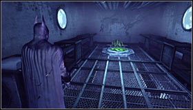 Ustaw się w korytarzu na wschód od miejsca ukrycia sekretu i popatrz do góry - Mila Rozrywki - Trofea Batmana (21-30) | Zagadki w Batman Arkham City - Batman: Arkham City - poradnik do gry