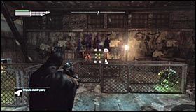 W celu zrealizowania opisanego wyżej planu musisz wykorzystać dwa znajdujące się tu elektromagnesy przemysłowe #1 #2 - Dzielnica przemysłowa - Trofea Batmana (14-22) | Zagadki w Batman Arkham City - Batman: Arkham City - poradnik do gry