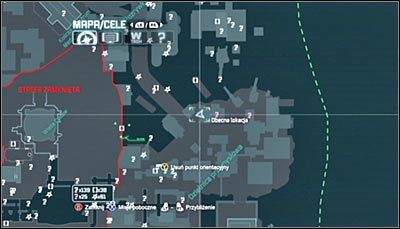 Poszukiwana kropka znajduje się na dachu jednego z budynków na wschód od dużego pytajnika - Dzielnica przemysłowa - Zagadki słowne, Kamery TYGERA | Zagadki - Batman: Arkham City - poradnik do gry