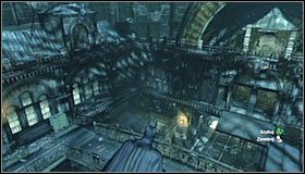Zbliż się do miejsca ukrycia trofeum od wschodniej strony - Metro - Trofea Batmana (01-07) | Zagadki w Batman Arkham City - Batman: Arkham City - poradnik do gry