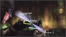 Wybierz teraz z inwentarza deszyfrator sekwencyjny i użyj go na tutejszym panelu sterowania #1 - Metro - Trofea Batmana (08-15) | Zagadki w Batman Arkham City - Batman: Arkham City - poradnik do gry