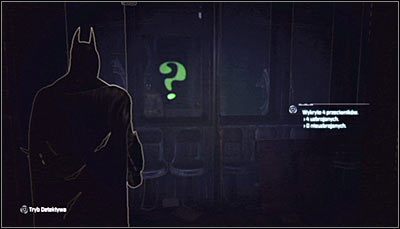 Odnaleziony przed chwilą pytajnik był lustrzanym odbiciem - Metro - Zagadki słowne, Szczęki Jokera, Trofea Kobiety-Kota | Zagadki - Batman: Arkham City - poradnik do gry