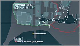 Tak jak wcześniej wspomniałem, powinieneś wylądować na dachu na zachód od miejsca ukrycia trofeum #1 #2 - Zaułki - Trofea Batmana (01-07) | Zagadki w Batman Arkham City - Batman: Arkham City - poradnik do gry