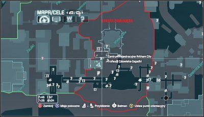 Wejdź do nowo odblokowanego pomieszczenia - Zaułki - Zagadki słowne | Zagadki w Batman Arkham City - Batman: Arkham City - poradnik do gry