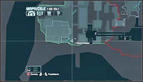 Zacznij na balkoniku na północny-zachód od miejsca ukrycia trofeum #1 #2 - Zaułki - Kamery TYGERA, Trofea Kobiety-Kota | Zagadki w Batman Arkham City - Batman: Arkham City - poradnik do gry