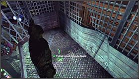 Przedostań się na sam dół szybu windy, co zostało szczegółowo omówione w opisie pobocznego zadania Gorący i zimny - Huta - Trofea Batmana (01-09) | Zagadki w Batman Arkham City - Batman: Arkham City - poradnik do gry