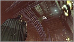 Po dotarciu do krawędzi użyj mroźnego wybuchu w celu wytworzenia kry lodowej #1 - Huta - Trofea Batmana (10-18) | Zagadki w Batman Arkham City - Batman: Arkham City - poradnik do gry