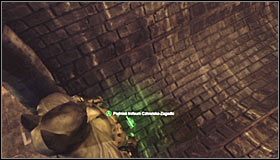 Docelowo musisz rozbujać duży hak na tyle żeby zniszczył duży wentylator na południowej ścianie #1 - Huta - Trofea Batmana (10-18) | Zagadki w Batman Arkham City - Batman: Arkham City - poradnik do gry