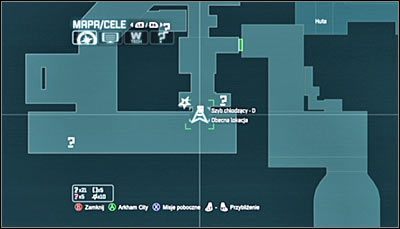 Po zbliżeniu się do krawędzi opuść się (bez puszczania - Huta - Zagadki słowne, Głowy Harley | Zagadki w Batman Arkham City - Batman: Arkham City - poradnik do gry