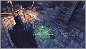 Przystąp do mini-gry hakerskiej, doprowadzając do ułożenia hasła TRIASOWY #1 - Muzeum - Trofea Batmana (11-23) | Zagadki w Batman Arkham City - Batman: Arkham City - poradnik do gry