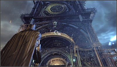 Drugą pieczęć odnajdziesz po dotarciu na południowy taras obserwacyjny - Cudowne Miasto - Zagadki słowne, Pieczęcie Demona | Zagadki w Batman Arkham City - Batman: Arkham City - poradnik do gry