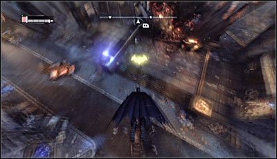 Sposób zaliczenia: Zaliczenie tego wyzwania wymaga dysponowaniem ulepszeniem o nazwie atak w przyspieszonym locie - Fizyczne wyzwania - Batman (01-24) | Zagadki w Batman Arkham City - Batman: Arkham City - poradnik do gry