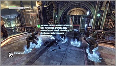 Sposób zaliczenia: Do tego wyzwania możesz przystąpić dopiero po odblokowaniu mroźnego granatu - Fizyczne wyzwania - Batman (25-40) | Zagadki w Batman Arkham City - Batman: Arkham City - poradnik do gry