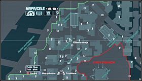 Drugie możliwe miejsce spotkania z tajemniczym obserwatorem to dach budynku w dzielnicy park Row #1 #2 - Obserwator w skrzydłach | Misje poboczne w Batman Arkham City - Batman: Arkham City - poradnik do gry