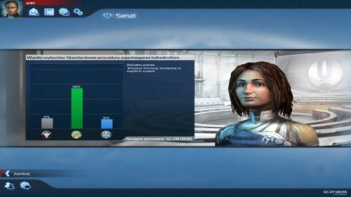 Prócz głosowania na Przewodniczącego Rady Światowej, mamy również możliwość oddania głosu na konkretną frakcję w Senacie - Głosowanie do Senatu oraz Rady Światowej | Elementy rozgrywki Anno 2070 - Anno 2070 - poradnik do gry