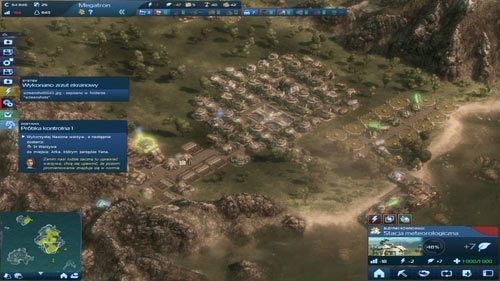 Odbieramy z Arki Eden Initiative Licznik Geigera za pomocą głównego okrętu, a następnie skanujemy dwie największe wyspy na mapie - Misja I - Na ziemi wroga | Rozdział 3 - W oku cyklonu | Anno 2070 - Anno 2070 - poradnik do gry