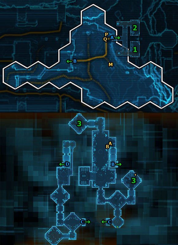 Za odkrycie tej lokacji (po wyjściu z Korriban Arrival Port) otrzymasz 30 XP, a po zejściu ze schodów dostaniesz także wpis do encyklopedii - Locations: Valley of the Dark Lords - 45 XP - (01) Valley of the Dark Lords | Miejsca | Star Wars The Old Republic - Star Wars: The Old Republic - poradnik do gry