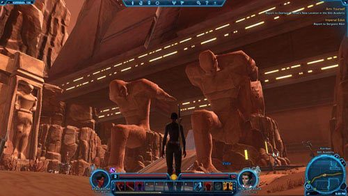 Po wejściu do strefy fabularnej zostaniesz po chwili zaczepiony przez Vemrina i Dolgisa - (L03) Arm Yourself | Sith Warrior | Star Wars The Old Republic - Star Wars: The Old Republic - poradnik do gry