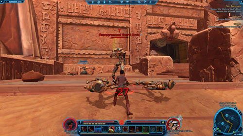 Biegnij do [8] - prosto do większej sali, a potem skręć w prawo - (L08) Sith Arithmetic | Sith Warrior | Star Wars The Old Republic - Star Wars: The Old Republic - poradnik do gry