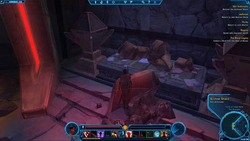 Jeśli nie masz już żadnych innych zadań do wykonania w tym rejonie, to wracaj na piechotę do Akademii Sithów lub przenieś się do Quick Travel Point (Sith Academy) - (L08) Sith Arithmetic | Sith Warrior | Star Wars The Old Republic - Star Wars: The Old Republic - poradnik do gry