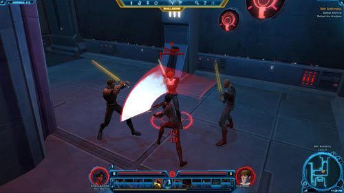 Po wygraniu walki będziesz musiał porozmawiać z Klemralem - (L08) Sith Arithmetic | Sith Warrior | Star Wars The Old Republic - Star Wars: The Old Republic - poradnik do gry