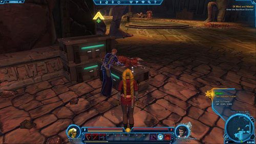 W końcu dotrzesz do Spindralla, z którym porozmawiaj - (L03) Of Mind and Matter | Sith Inquistor | Star Wars The Old Republic - Star Wars: The Old Republic - poradnik do gry