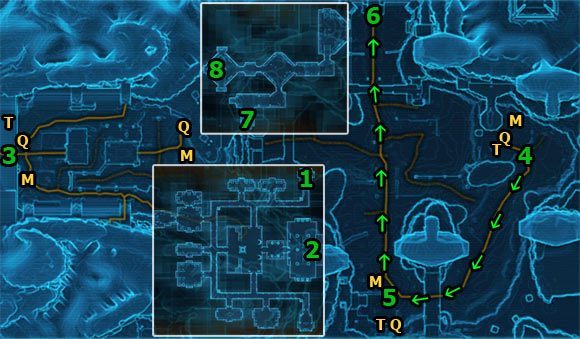 W tej misji czeka cię długi spacer, podczas którego zwiedzisz większość planety Korriban - (L05) A Little Knowledge | Sith Inquistor | Star Wars The Old Republic - Star Wars: The Old Republic - poradnik do gry