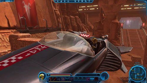 Po dotarciu w okolice [4] koniecznie oznacz Quick Travel Point (Lower Wilds), który jest tuż obok taksówki - (L05) A Little Knowledge | Sith Inquistor | Star Wars The Old Republic - Star Wars: The Old Republic - poradnik do gry