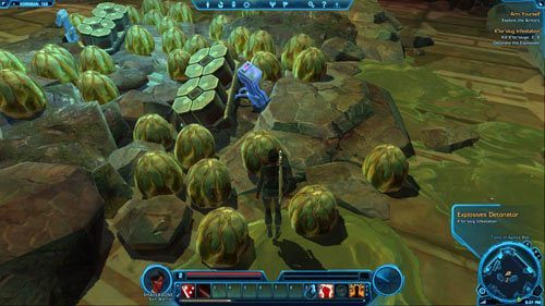 Pozostaje ci tylko wrócić do Sergeant Cormuna w [1] po odbiór nagrody - (L01) Klorslug Infestation | Korriban | Star Wars The Old Republic - Star Wars: The Old Republic - poradnik do gry