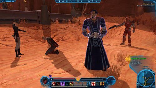 Poszukaj Acolyte Initiates oznaczonych literą [x] na mapie - (L05) Allegiance | Korriban | Star Wars The Old Republic - Star Wars: The Old Republic - poradnik do gry