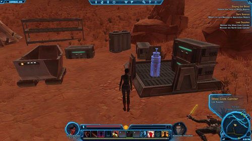 Pozostanie ostatnia część kodu - (L07) Lost Supplies | Korriban | Star Wars The Old Republic - Star Wars: The Old Republic - poradnik do gry