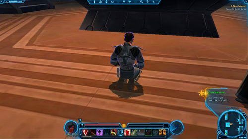 Najbliżej masz do Overseer Ragate - stoi w [2] - (L07) Purity | Korriban | Star Wars The Old Republic - Star Wars: The Old Republic - poradnik do gry