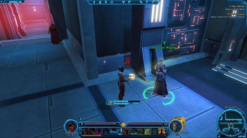 Wracaj do hallu i wejdź na drugi poziom Akademii Sithów schodami w [3] lub [4] - (L07) Purity | Korriban | Star Wars The Old Republic - Star Wars: The Old Republic - poradnik do gry