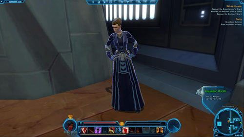 Plan jest taki, aby Jedi Quorian Dorjis uciekł z twoją pomocą i przekazał Republice fałszywe informacje - (L08) Jailbreak | Korriban | Star Wars The Old Republic - Star Wars: The Old Republic - poradnik do gry