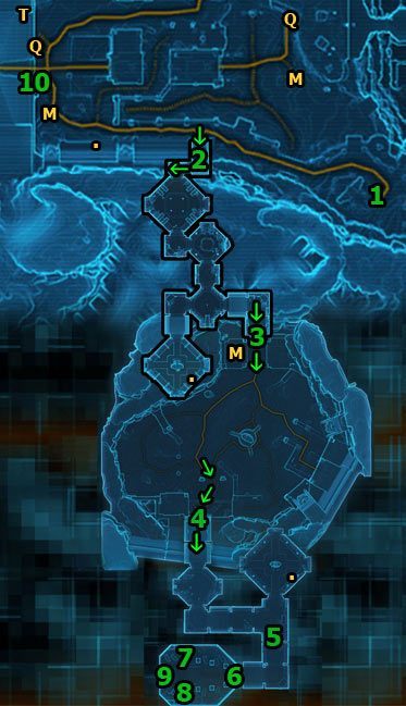 Jest to misja typu Heroic, dlatego bez innych graczy lub towarzysza (i odpowiedniego poziomu twojej postaci) raczej się za nią nie bierze - (L08) HEROIC 2 Armed and Dangerous | Korriban | Star Wars The Old Republic - Star Wars: The Old Republic - poradnik do gry