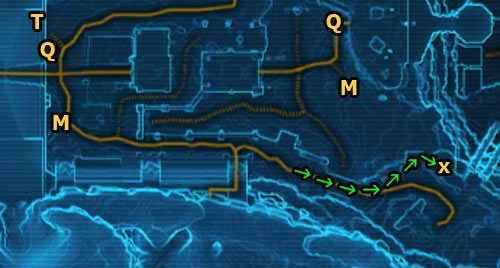 Do pierwszego Datacronu nie jest trudno się dostać, a znajduje się on na granicach lokacji Valley of the Dark Lords i Departure Shuttle - Galactic History 15 (+2 Endurance) | Datacrons | Star Wars The Old Republic - Star Wars: The Old Republic - poradnik do gry