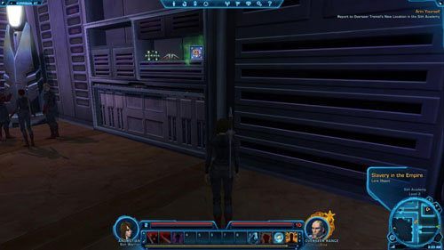 [3]: Sith Titles (Lore Object) - obejrzenie stożka na półce da ci wpis do encyklopedii - Lore: Sith Titles - 160 XP - (02) Sith Academy | Miejsca | Star Wars The Old Republic - Star Wars: The Old Republic - poradnik do gry