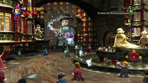 Następnie składamy uzyskane w ten sposób klocki i - Mroczne czasy (2) | Opis przejścia - Rok 5 | LEGO Harry Potter Lata 5-7 - LEGO Harry Potter: Lata 5-7 - poradnik do gry