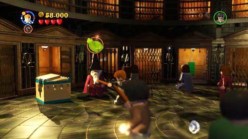 W kolejnym pomieszczeniu spotykamy czarodzieja, który zgubił swoją ropuchę - Mroczne czasy (2) | Opis przejścia - Rok 5 | LEGO Harry Potter Lata 5-7 - LEGO Harry Potter: Lata 5-7 - poradnik do gry