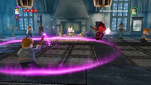 Trafiamy do pokoju, w którym ćwiczyć będziemy obronę przed czarną magią - Gwardia Dumbledorea (2) | Opis przejścia - Rok 5 | LEGO Harry Potter Lata 5-7 - LEGO Harry Potter: Lata 5-7 - poradnik do gry