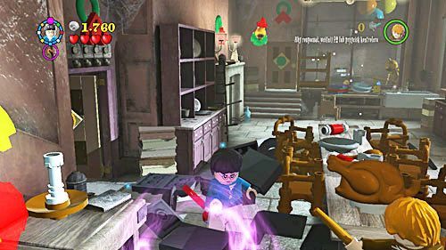 Na zimowe ferie udajemy się do siedziby Zakonu Feniska, gdzie jesteśmy niemile przywitani przez domowego skrzata Stworka - Problemy stworka | Opis przejścia - Rok 5 | LEGO Harry Potter Lata 5-7 - LEGO Harry Potter: Lata 5-7 - poradnik do gry