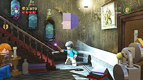 Stworek wciąż nam ucieka i nie pozwala iść dalej - Problemy stworka | Opis przejścia - Rok 5 | LEGO Harry Potter Lata 5-7 - LEGO Harry Potter: Lata 5-7 - poradnik do gry