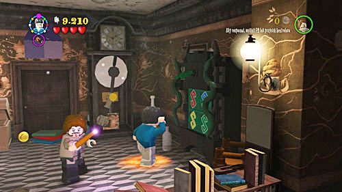 Następnie musimy poskładać większy fragment ściany - Problemy stworka | Opis przejścia - Rok 5 | LEGO Harry Potter Lata 5-7 - LEGO Harry Potter: Lata 5-7 - poradnik do gry