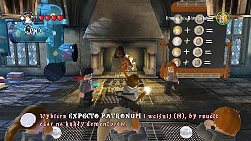 Po powrocie z ferii zimowych, ruszamy do naszej sali ćwiczeń - Expecto Patronum | Opis przejścia - Rok 5 | LEGO Harry Potter Lata 5-7 - LEGO Harry Potter: Lata 5-7 - poradnik do gry