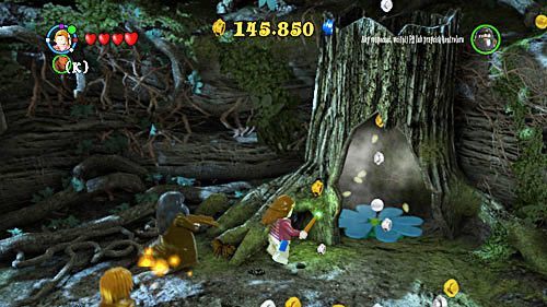 Niszczymy wszelką obecną roślinność a z płatków składamy wentylator - Sekret Hagrida | Opis przejścia - Rok 5 | LEGO Harry Potter Lata 5-7 - LEGO Harry Potter: Lata 5-7 - poradnik do gry