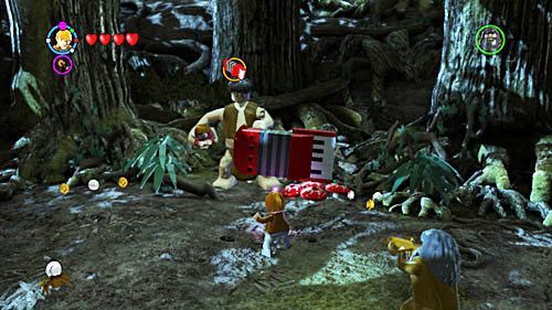 Ostatnim krokiem w oswojeniu, wielkoluda będzie zbudowanie z klocków przez niego wyrzuconych akoRDeonu - Sekret Hagrida | Opis przejścia - Rok 5 | LEGO Harry Potter Lata 5-7 - LEGO Harry Potter: Lata 5-7 - poradnik do gry